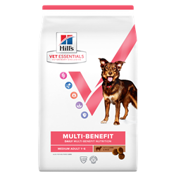 Hill's VET ESSENTIALS MULTI-BENEFIT Adult Medium tørfoder til hunde med lam og ris 2 kg.